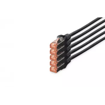 Verkkokaapeli Digitus CAT 6 S/FTP RJ-45 10 m musta