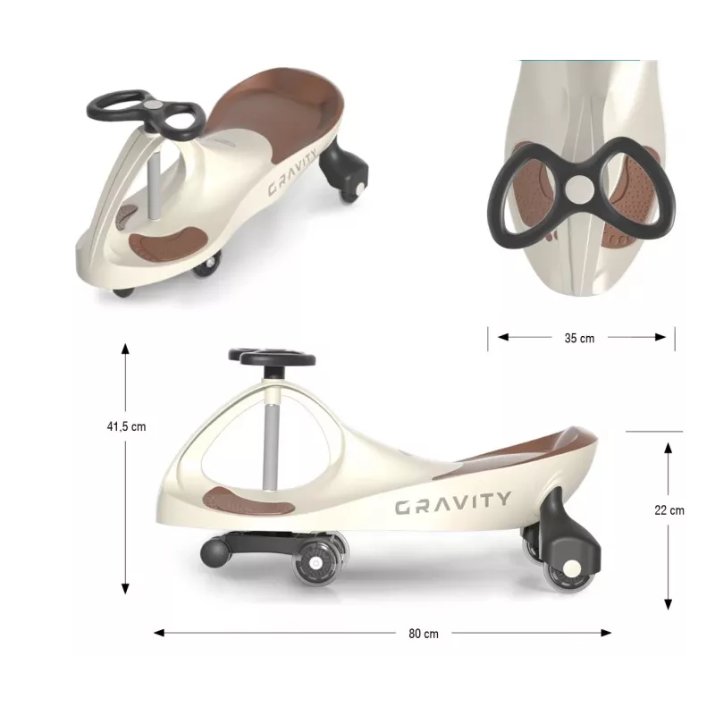 Gravity ride Gravity beige ruskea