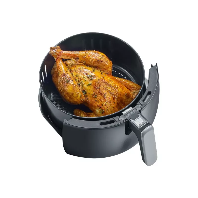 Kuumailmafriteerauskeitin FR 2445 XXL (musta/hopea, 2 000 wattia, kori 5 L)