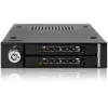 ICY DOCK - ToughArmor - MB992SK-B - SATA - sovitin - 2x 2,5 inch > 3,5 inch - SATA 6 Gbit/s - turvalukko - metalli - LED - enintään 9,5 mm korkeus