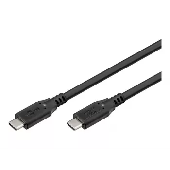 Goobay USB-kaapeli C, USB 3.2, 100 W, 10 Gbit/s, Power Delivery, 0,5 m (0,50 m, USB 3.2, 100 W), USB-kaapeli