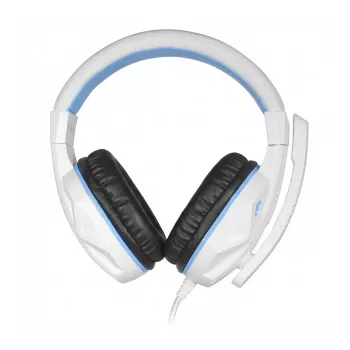 Steelplay HP44 langallinen pelikuulokemikrofoni, valkoinen/sininen, PS5