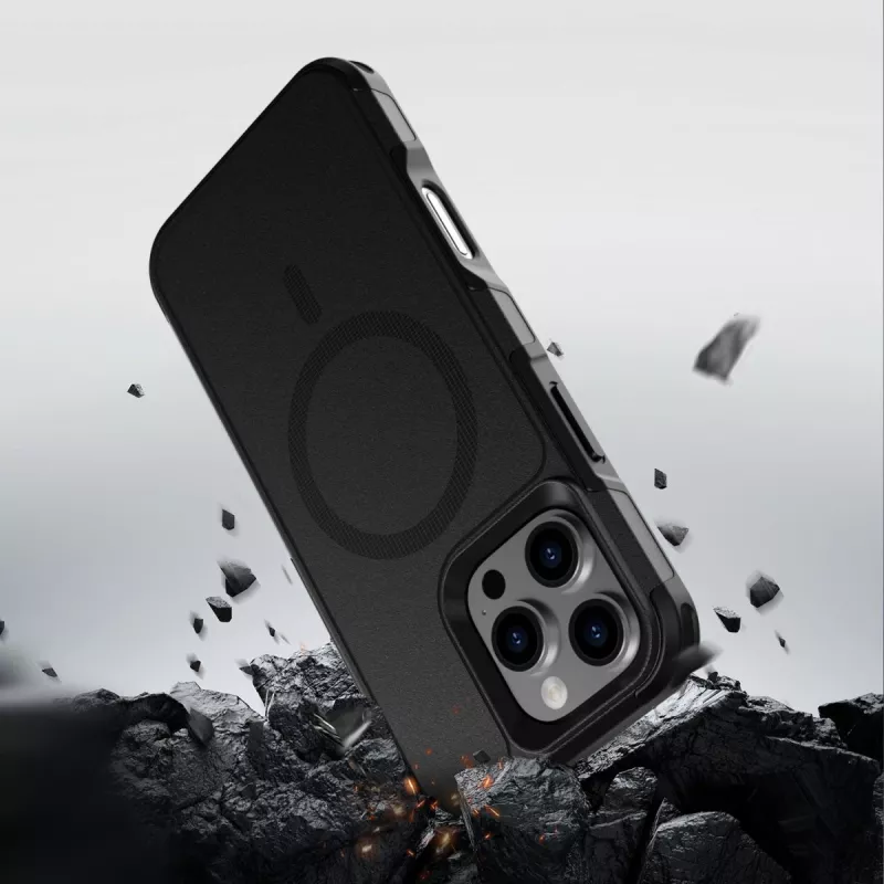 Kotelo 4smarts 541180 iPhone 16 Pro 16 cm musta