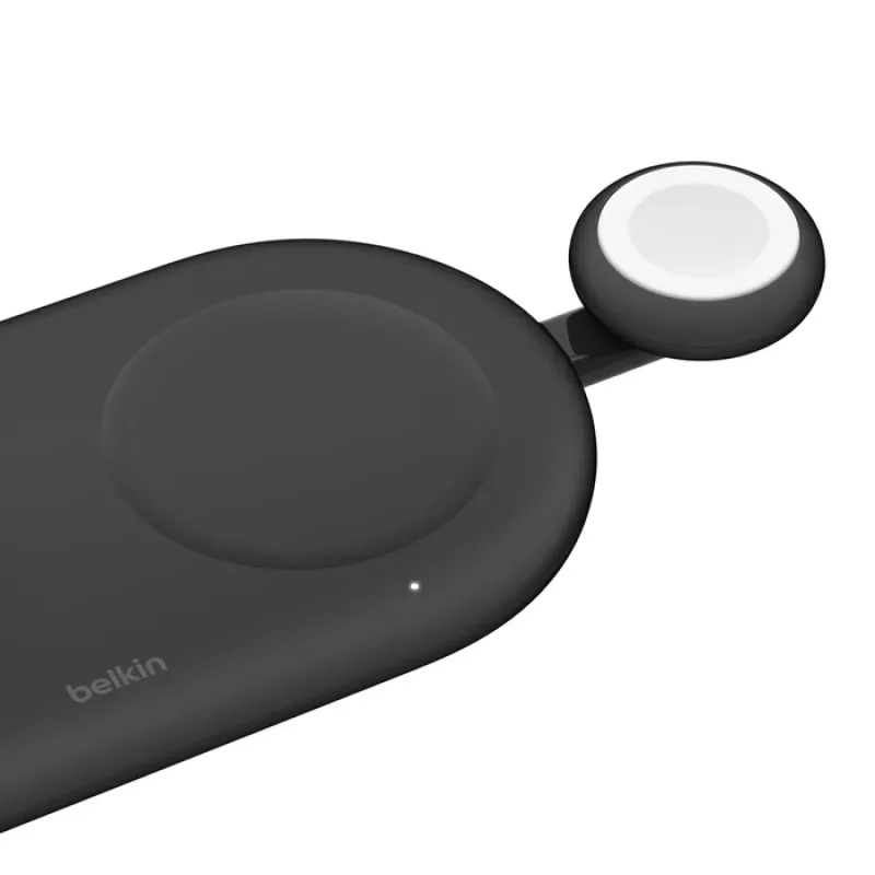 Belkin BoostCharge kannettava USB-C Apple Watch -laturi, musta (WIZ022glBK-B1)