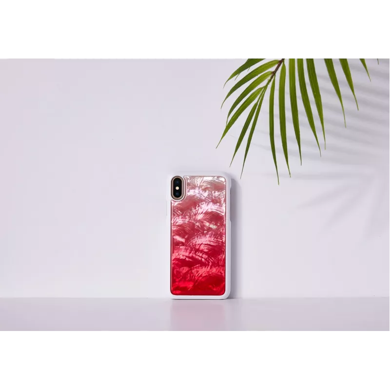 Puhelinkotelo iKins iPhone XS / iPhone X — Pink Lake White suojakotelo