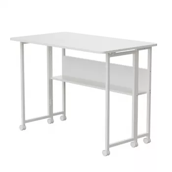 Maclean siirrettävä työpöytä valkoinen MC-126W 50kg