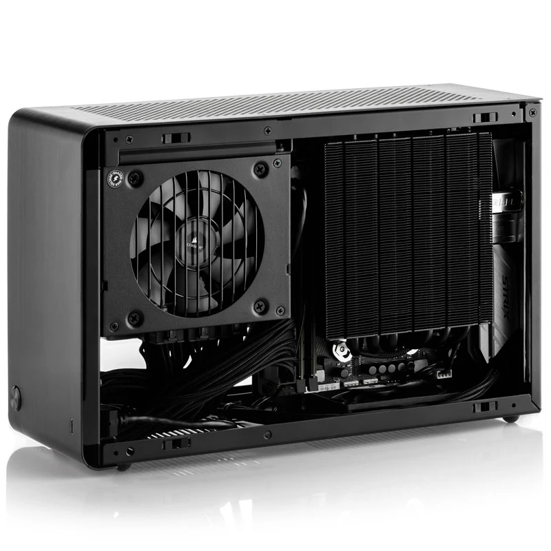 DAN Cases A4-SFX V4.1 - hopea + Alpenföhn musta Ridge - 120 mm