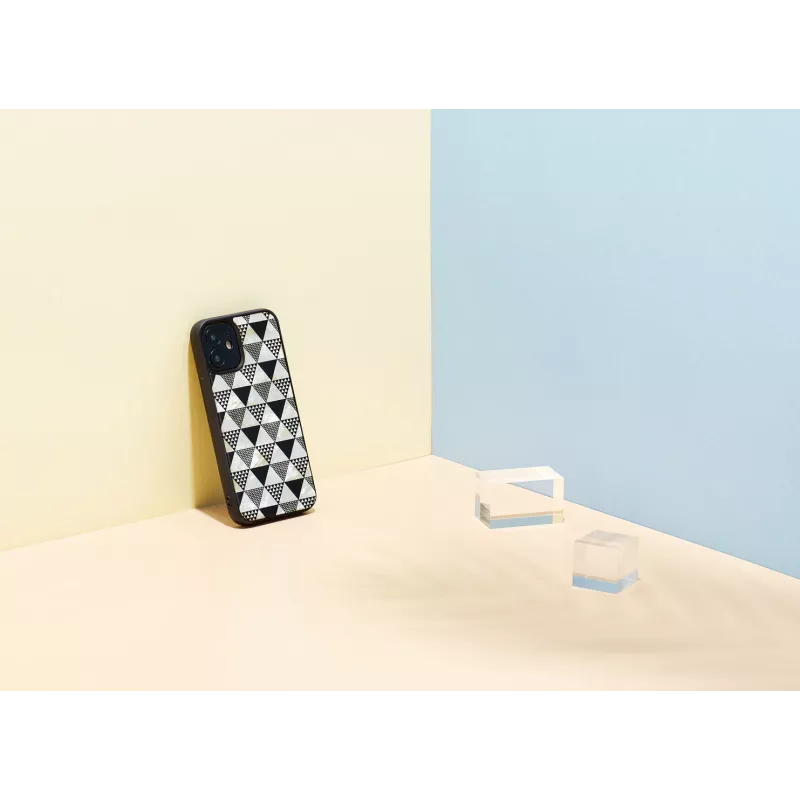iKins suojakotelo Apple iPhone 12 minille, pyramidirakenne, musta