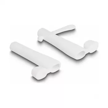 DeLOCK pölysuojus USB Type-C-liittimelle ja Apple Lightning -liittimelle 2 kpl:n pakkaus valkoinen