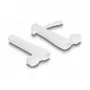 DeLOCK pölysuojus USB Type-C-liittimelle ja Apple Lightning -liittimelle 2 kpl:n pakkaus valkoinen