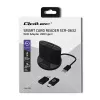 Älykortinlukija Qoltec 50632 USB 2.0 musta 1 m kaapeli