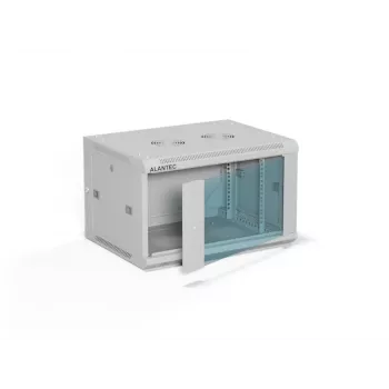 ALANTEC verkkokaappi 19 6HE 600x450, harmaa litteä pakkaus