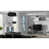 Cama TV-taso SOHO 180 valkoinen/harmaa kiiltävä