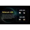 Otsalamppu Nitecore HU2000, 10 LEDiä, USB-ladattava litiumioniakku, alumiini+polykarbonaatti, IP68 vesitiivis