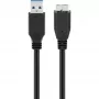USB-A - micro-USB-B kaapeli GOOBAY 95026 — 1,8 m, uros-uros, musta