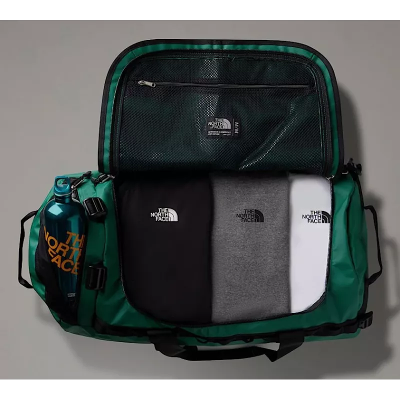 Laukku The North Face Base Camp Duffel M - evergreen/TNF Black