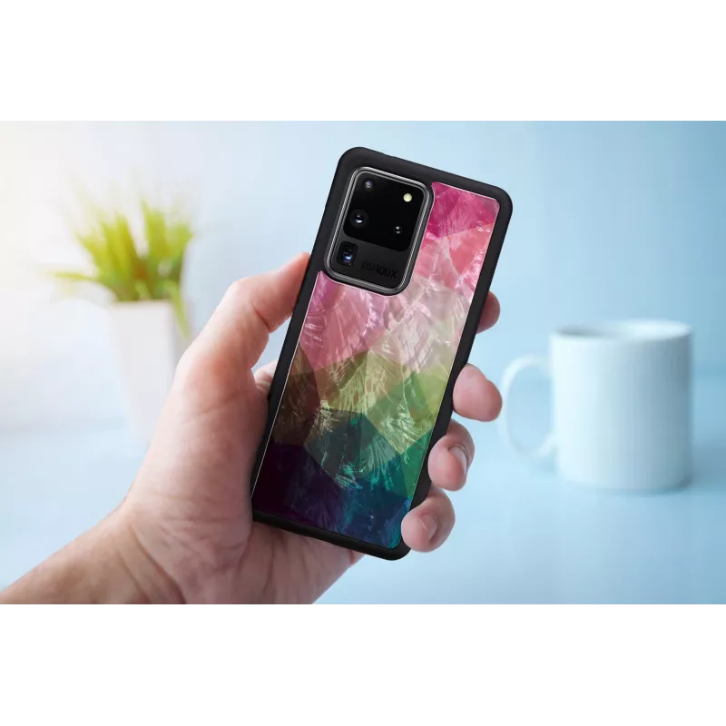 iKins suojapuhelinkotelo Samsung Galaxy S20 Ultra — vesikukka musta