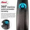 Flexi Automatic -hihna musta Design S 5 m, sininen