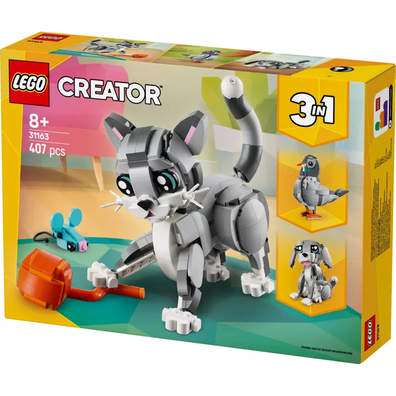 LEGO CREATOR 3 IN 1 31163 leikkisä kissa