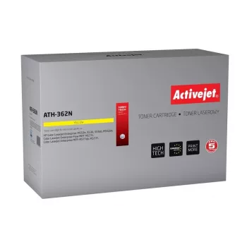 Activejet ATH-362N värikasetti (korvaa HP 508A HP508A CF362A; Supreme; 5000 sivua; keltainen)