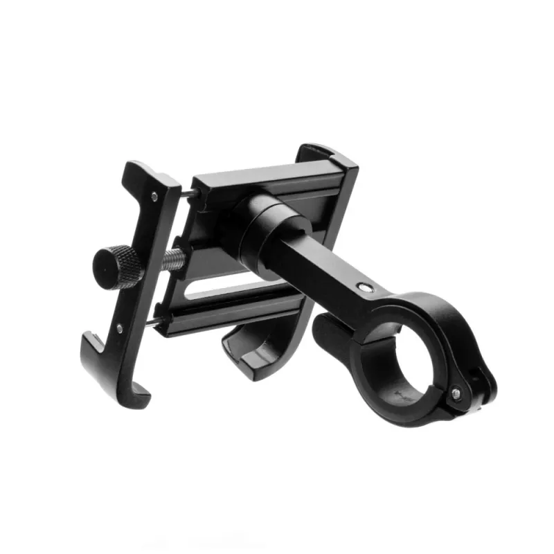 Tabletti- ja älypuhelinpidike FIXED Holder Fixed Bikee ALU 2 säädettävä 360° musta, alumiini, säädettävä kiristyspidike