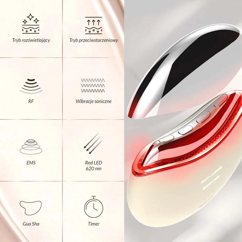 Neno Beauty AURI 5-in-1 kasvojen ja kaulan kiinteytyslaite