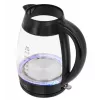Lafe Essential XL CEG016 lasinen sähkökäyttöinen vedenkeitin, 2 l, 2200 W, musta