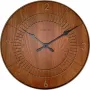 NeXtime kello 3113br Wood Round, Ø50 cm, seinäkello, ruskea