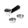 Jata JECA2525 espressokeitin, 20 bar, 850 W, 1,8 l vesisäiliö, höyryputki, musta / ruostumaton teräs
