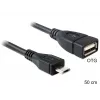USB-kaapeli DeLOCK 50 cm Micro-USB B USB 2.0 A 83183