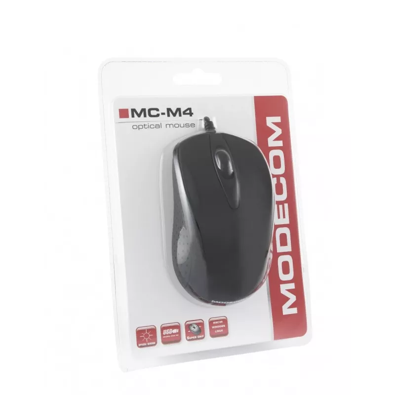 Modecom MC-M4 hiiri USB Type-A optinen 800 DPI molempikätinen