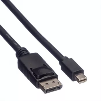 Roline DisplayPort-kaapeli, DP ST - Mini DP ST, musta, 1,5 m (11.04.5638)