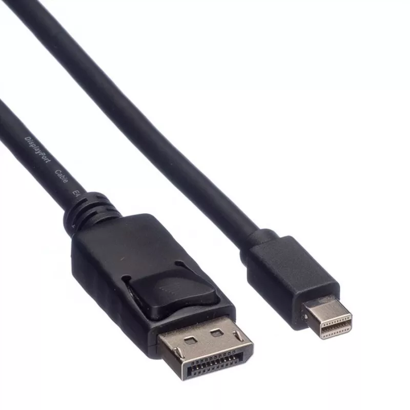 Roline DisplayPort-kaapeli, DP ST - Mini DP ST, musta, 1,5 m (11.04.5638)