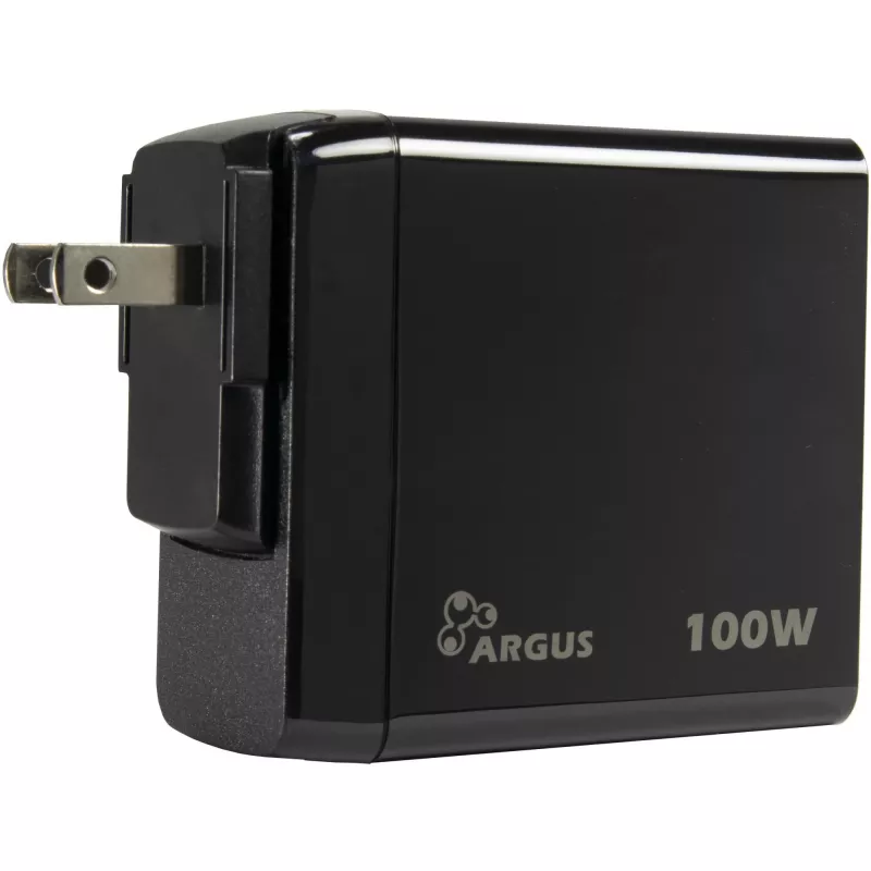 PD-laturi INTER-TECH PD-3100 100W USB-C musta pika-virtalähde