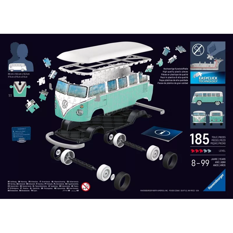 Palapeli Ravensburger Volkswagen T1 162 palaa