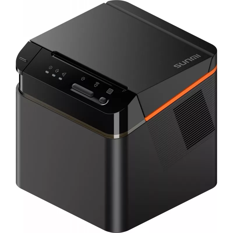 SUNMI C04020020 80 mm Kitchen Cloud Printer kuittitulostin, lämpö, leikkuri, USB-C, Bluetooth, Ethernet, Wi-Fi, musta