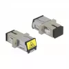 Kuitukytkin DeLOCK 86889 SC Simplex naaras SC Simplex naaras Multimode beige