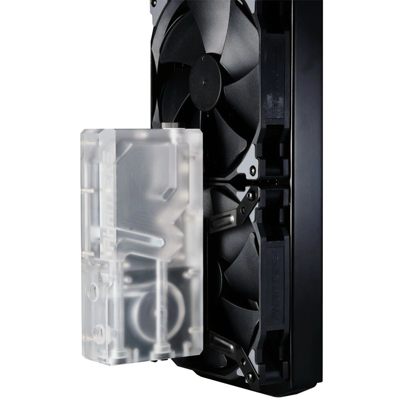 Phanteks Glacier R160C nestesäiliö, läpinäkyvä akryylitaustalevy, DRGB LED
