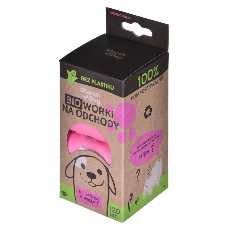 STARCH BAG - koirankakkapussit - 8 x 15