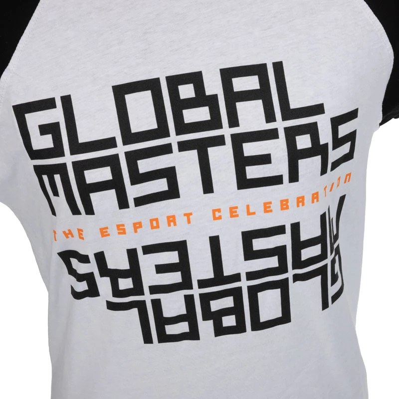 Global Masters T-paita GM Text - valkoinen (M)