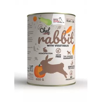 SYTA MICHA Chef kani vihanneksilla - märkäruoka koirille - 400 g