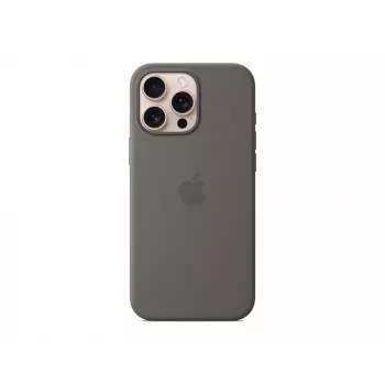 Silikonikuori MagSafe iPhone 16 Pro Max - kivinharmaa