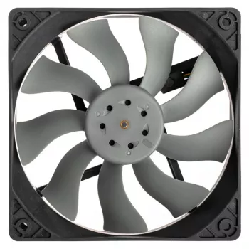 Tuuletin Akasa OTTO SF12 -tietokonekotelotuuletin, 12 cm, musta, harmaa