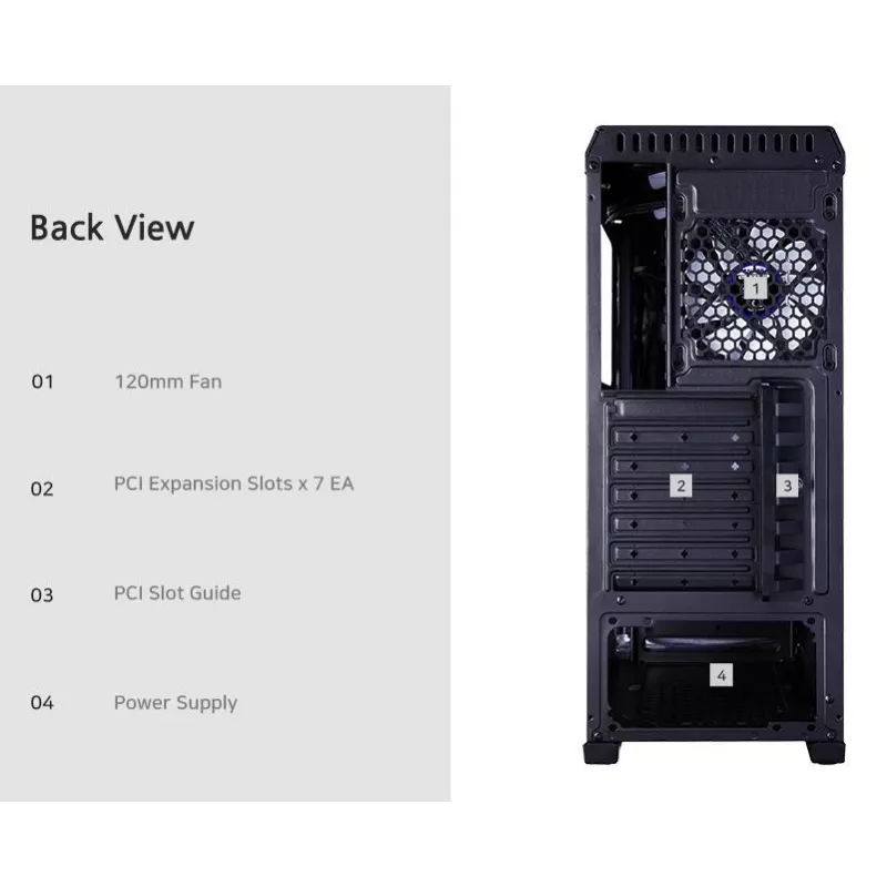 Tietokonekotelo Zalman N5 TF ATX musta