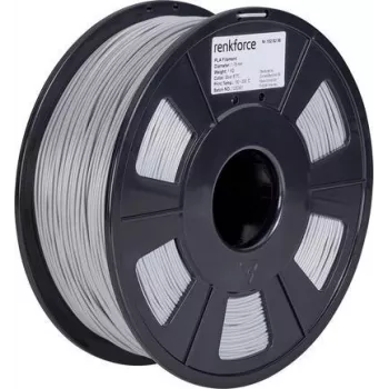 Renkforce RF-4511204 3D-tulostusmateriaali polylaktidi (PLA) hopea 1 kg (RF-4511204)