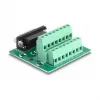 DeLOCK D-Sub 15-pin liitin riviliittimeen DIN-kiskolle 58 mm x 61 mm x 30 mm