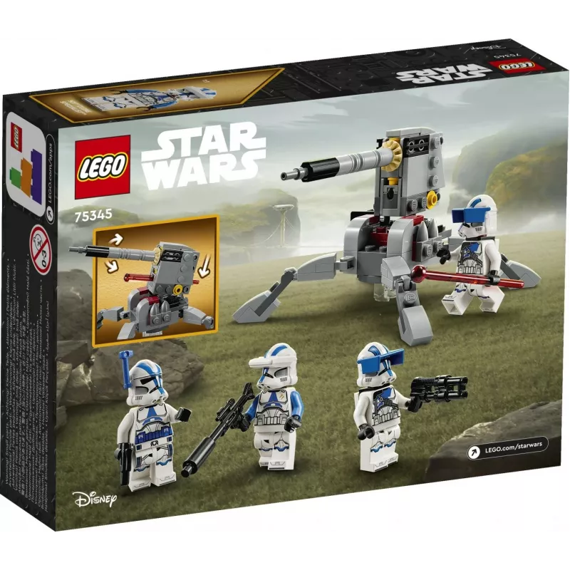 LEGO 75345 Star Wars 501st Clone Troopers Battle Pack -sarja rakennettava lelu