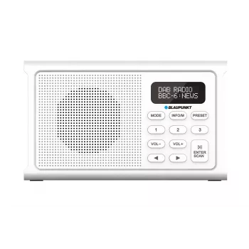Blaupunkt DR3WH kannettava radio valkoinen