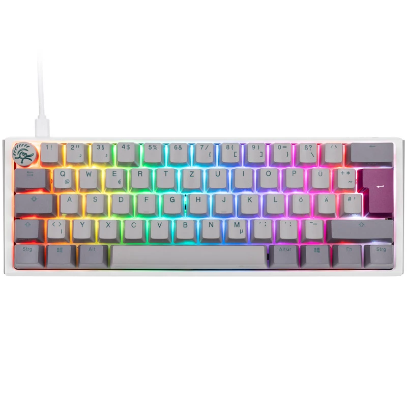 Ducky One 3 Mini -näppäimistö pelikäyttöön USB harmaa