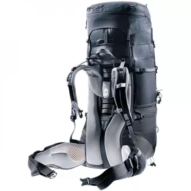 Deuter Aircontact Lite 45+10 SL naisten vaellusreppu musta